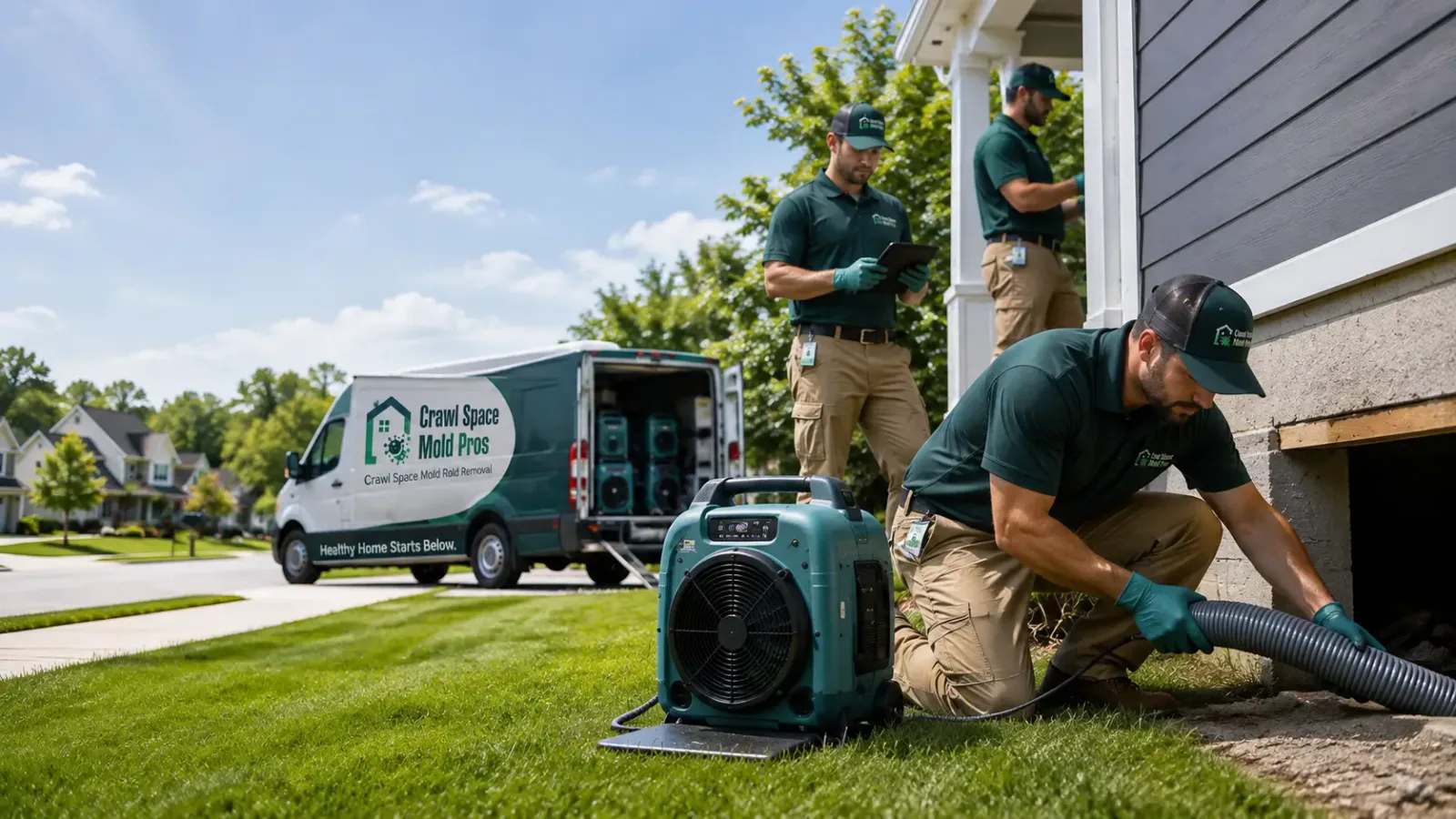 Crawl Space Mold Removal in Gladstone, ND